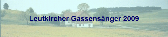 Leutkircher Gassensnger 2009